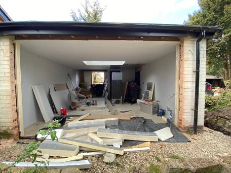 detached garden office, outhouse conversion, garden rooms, contemporary garden room