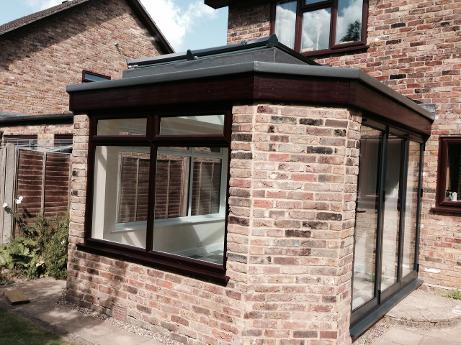 LANTERN ROOF, with flat felt roof surround