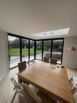 Kitchen orangery bifolds