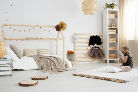 childs bedroom, convert garage into a room, ancilliary accommodation, modern bedroom, bed in childs room
